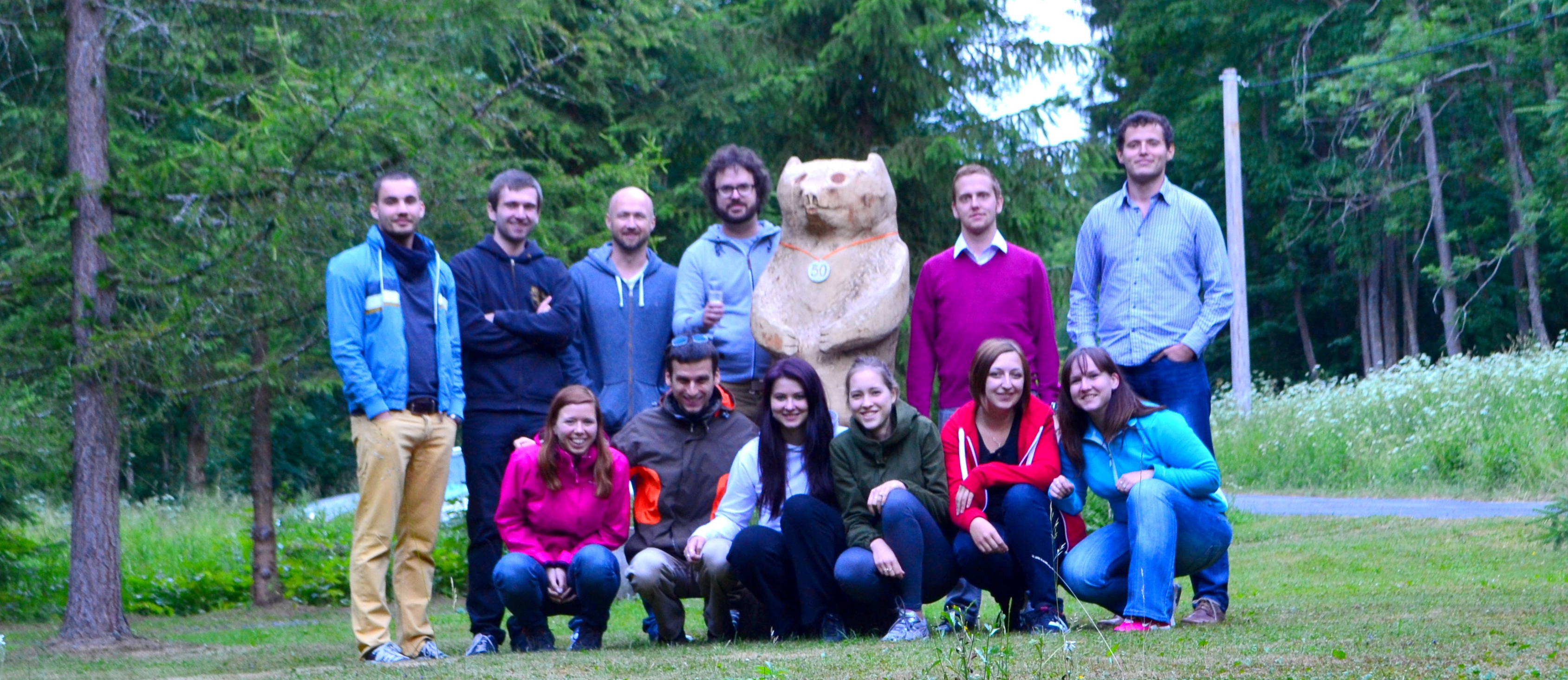 Účastníci BeEager Campu pořádaného v červnu 2014